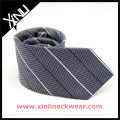 La cravate parfaite de soie de noeud de cou a tricoté la cravate noire de mens de mode de reps de mode